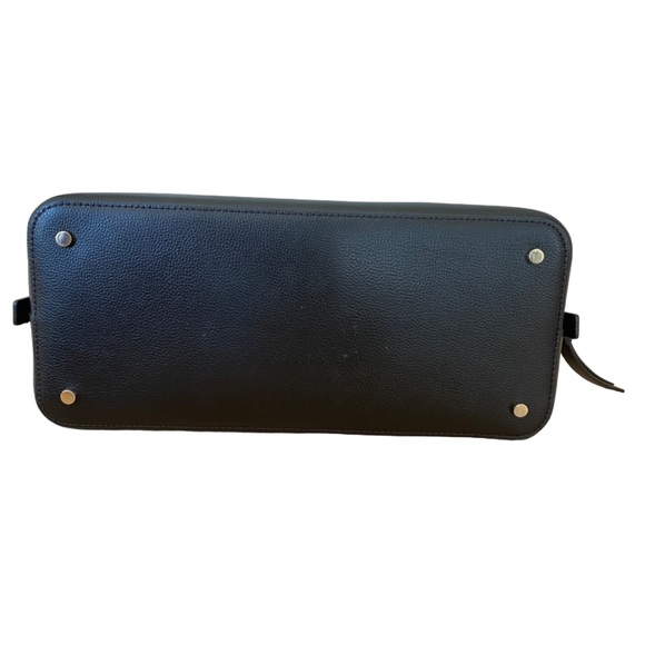 Kate Spade ♠️ Designer Black Pebbled Leather Patterson Drive Satchel Purse Bag - Picture 5 of 8